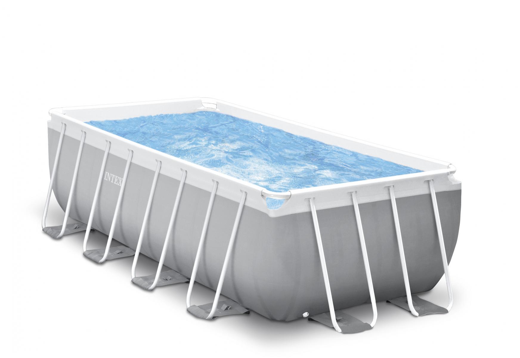 Каркасный бассейн прямоугольный (400х200х122см) насос-фильтр, лестница 1шт/упак 26790