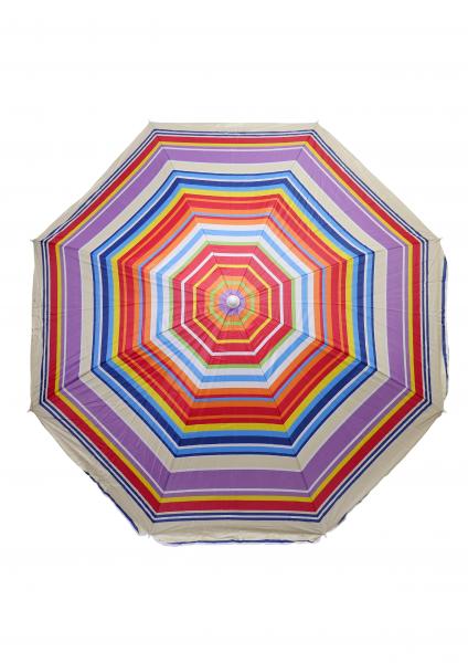 Зонт пляжный фольгированный (170см) 6 расцветок 12шт/упак ZHU-170 (расцветка 2)
