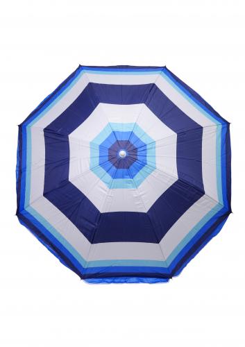 Зонт пляжный фольгированный (200см) 6 расцветок 12шт/упак ZHU-200 (расцветка 2) - фото 4