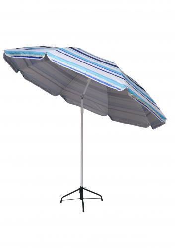 Зонт пляжный фольгированный (240см) 6 расцветок 12шт/упак ZHU-240 (расцветка 4) - фото 11