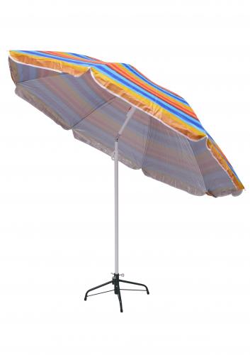 Зонт пляжный фольгированный (150см) 6 расцветок 12шт/упак ZHU-150 (расцветка 2) - фото 7