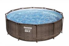 Каркасный бассейн Steel Pro Max 366х100см 9150л, фил.-насос 2006л/ч, лестница, 1шт/уп 56709
