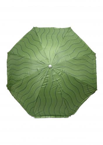 Зонт пляжный фольгированный (240см) 6 расцветок 12шт/упак ZHU-240 (расцветка 3) - фото 2