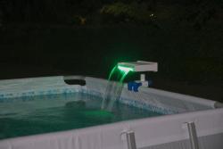 Водопад для бассейна с цветной Led подсветкой, фильтр-насосов от 2006 до 11355 л/ч 3 шт/упак 58619 - фото 4