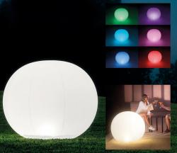 Светодиодный шар (89х79см) с подсветкой, акамулятором и зарядкой 3 шт/упак 68695 - фото 6