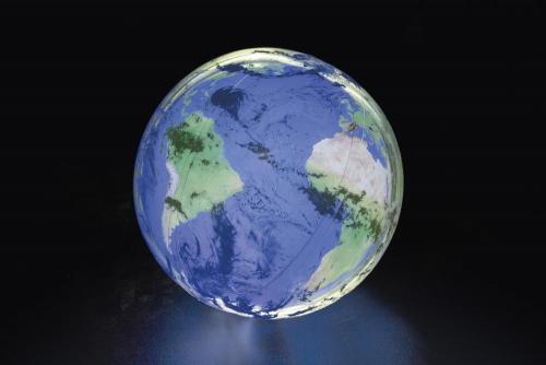 Пляжный мяч (61см) "Планета Земля" с подсветкой 24 шт/упак 31045 - фото 2