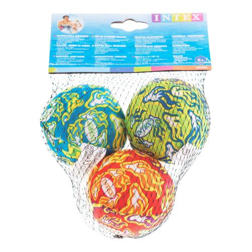 Мячики для игры в бассейне в наборе 3 цвета 12 шт/упак 55505 - фото 2