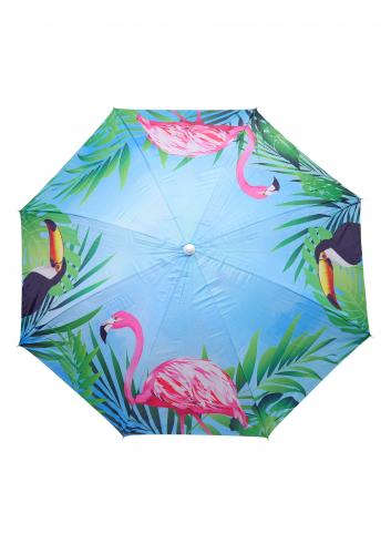 Зонт пляжный фольгированный (170см) 6 расцветок 12шт/упак ZHUBU-170 (расцветка 1) - фото 12